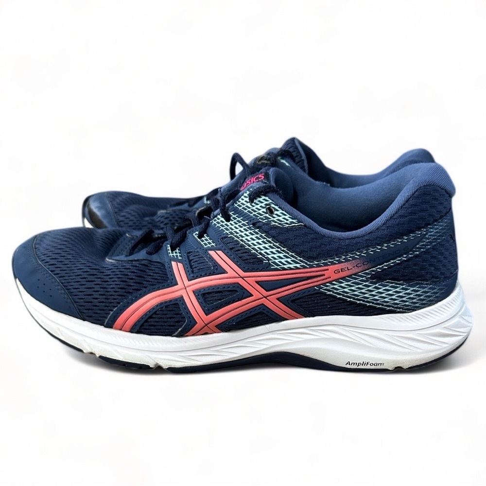 Asics Women's Gel Contend 6 Grand Shark Pink Glo Running Shoes Size 9.5